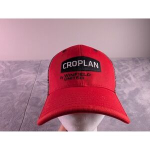 K-Products Croplan Winfield United Hat Red Grey Space Dye Adjustable Cap